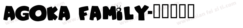 Agoka Family字体转换